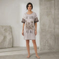 Puppy Print Long Nightshirt