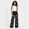 Butterfly Print Jeans