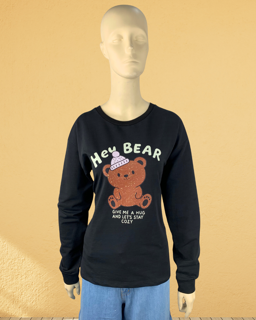 Bear Printed Full Sleeves Shirt