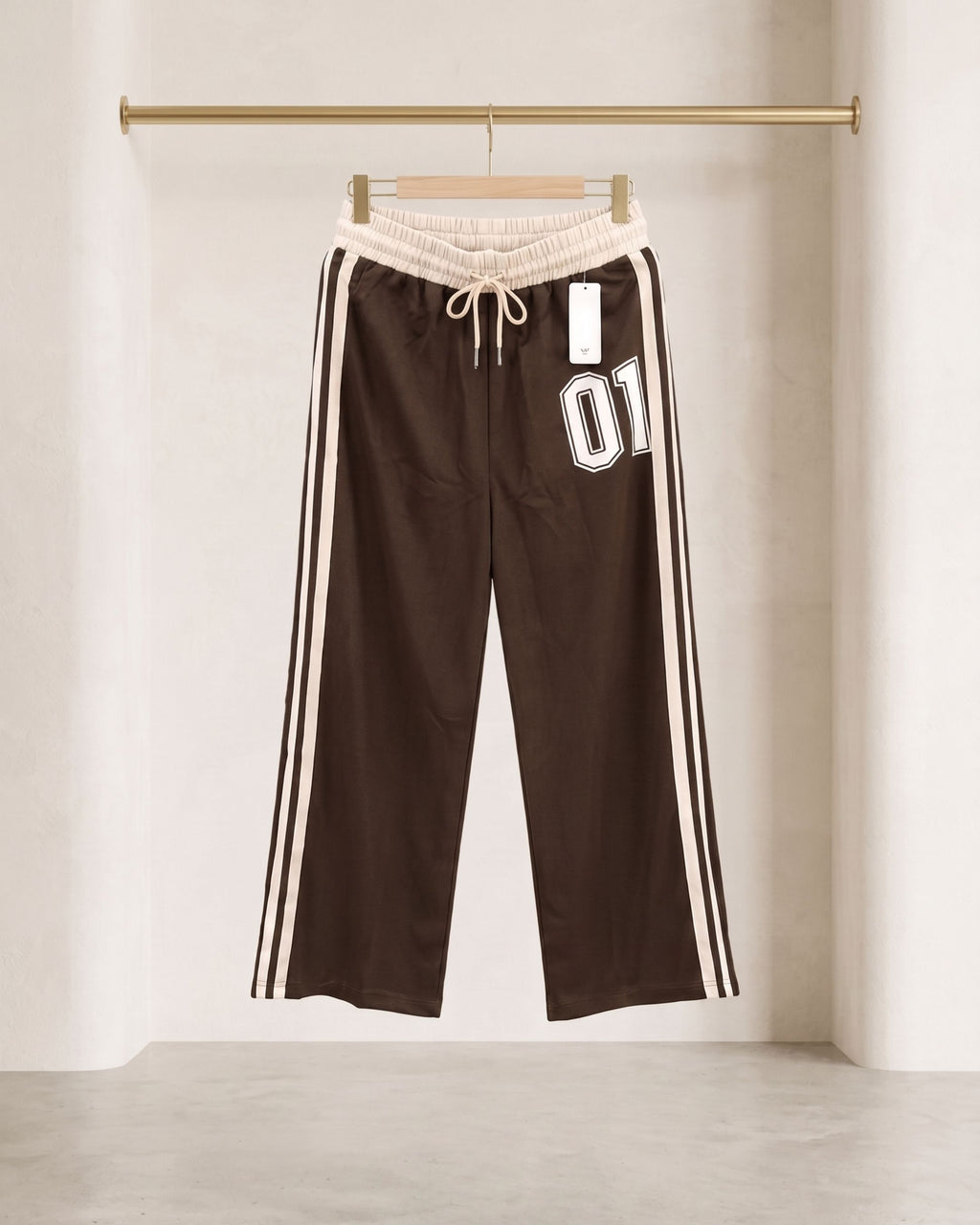 Women’s Wide-Leg Side Striped Trousers