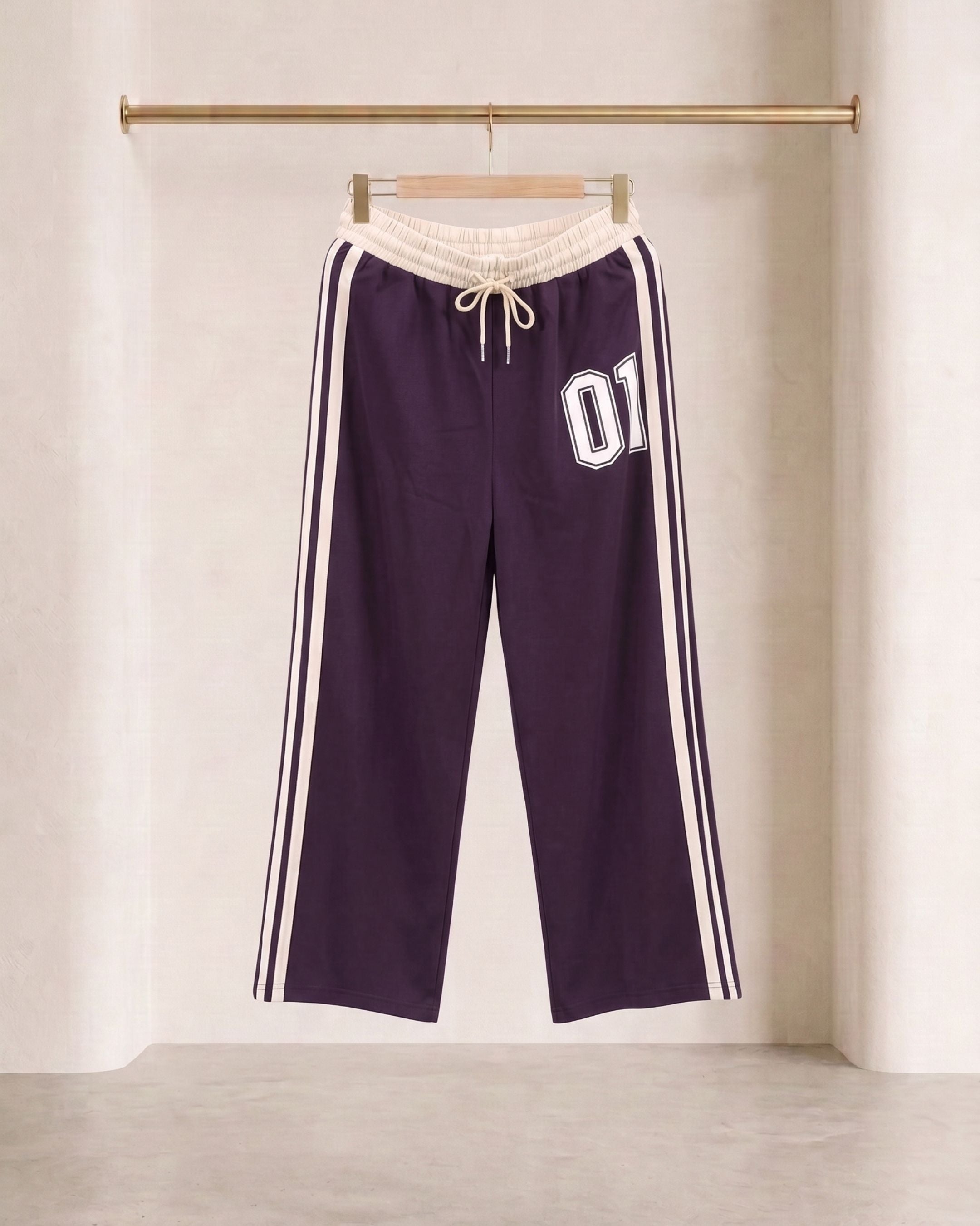 Women’s Wide-Leg Side Striped Trousers