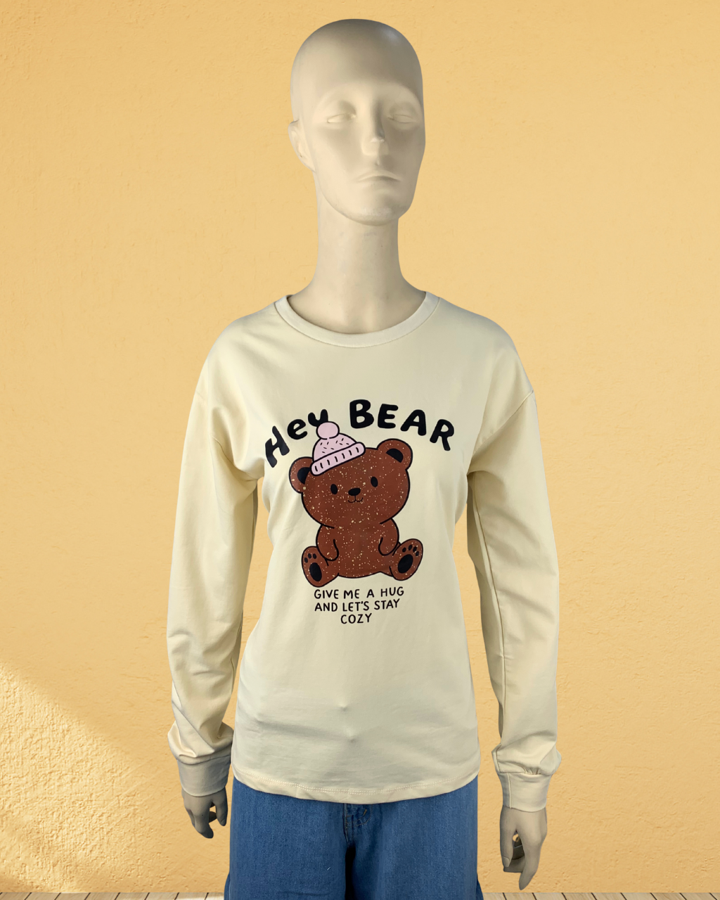 Bear Printed Full Sleeves Shirt