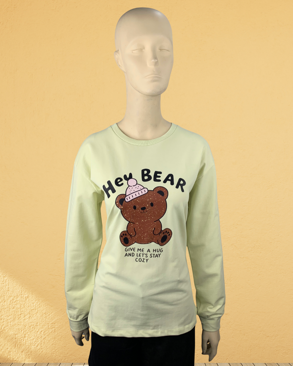 Bear Printed Full Sleeves Shirt