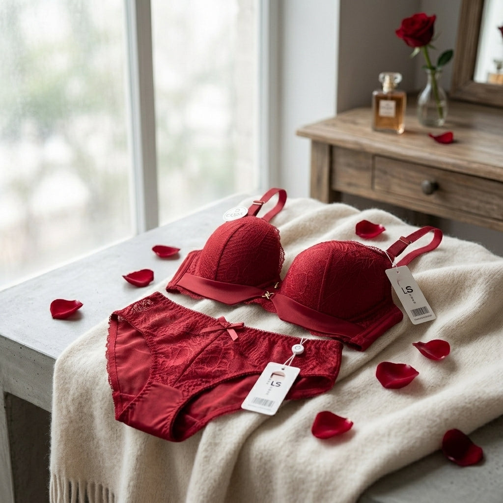 Noir Rose Set Bra (DXB1319)
