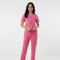 Print Cotton Night Suit