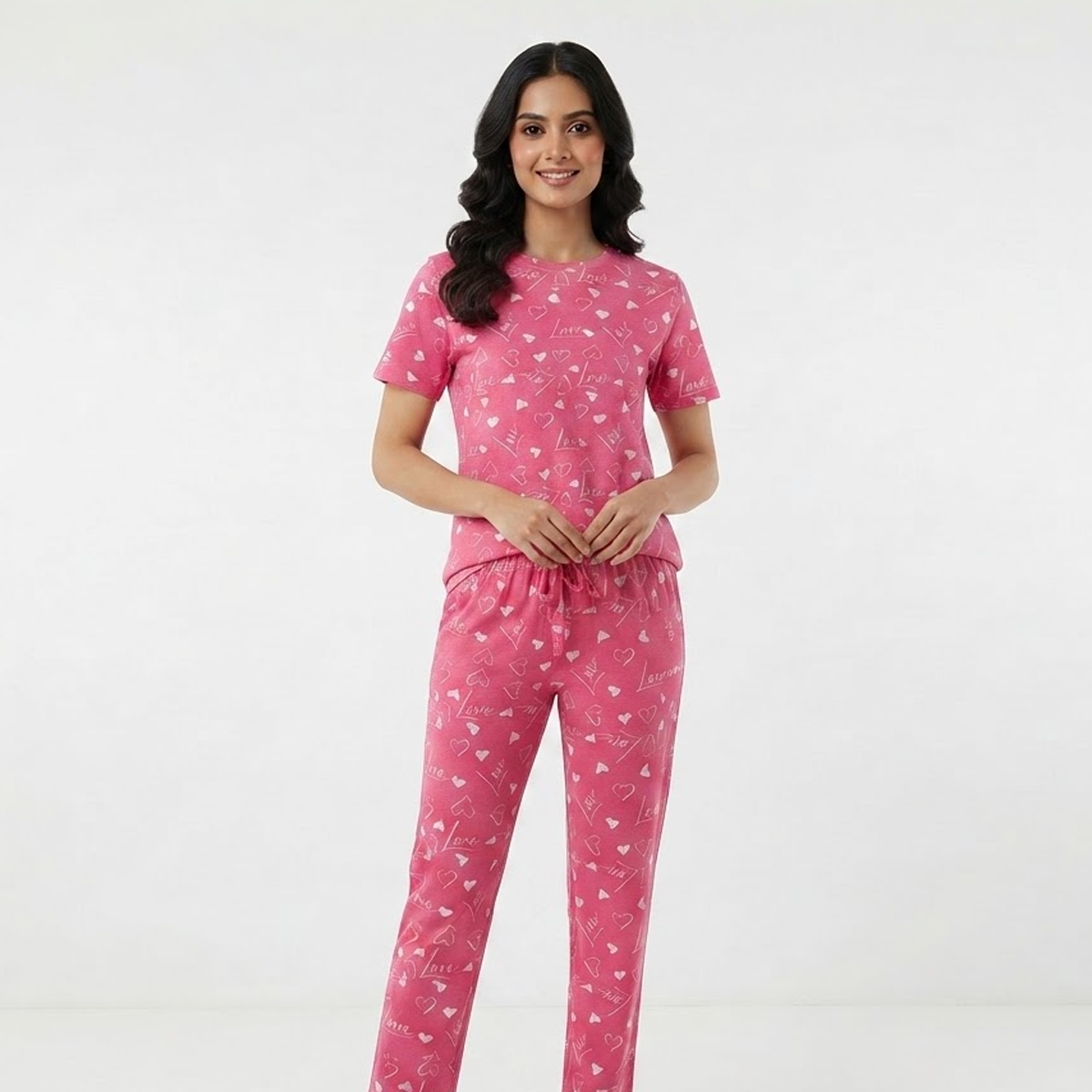 Print Cotton Night Suit