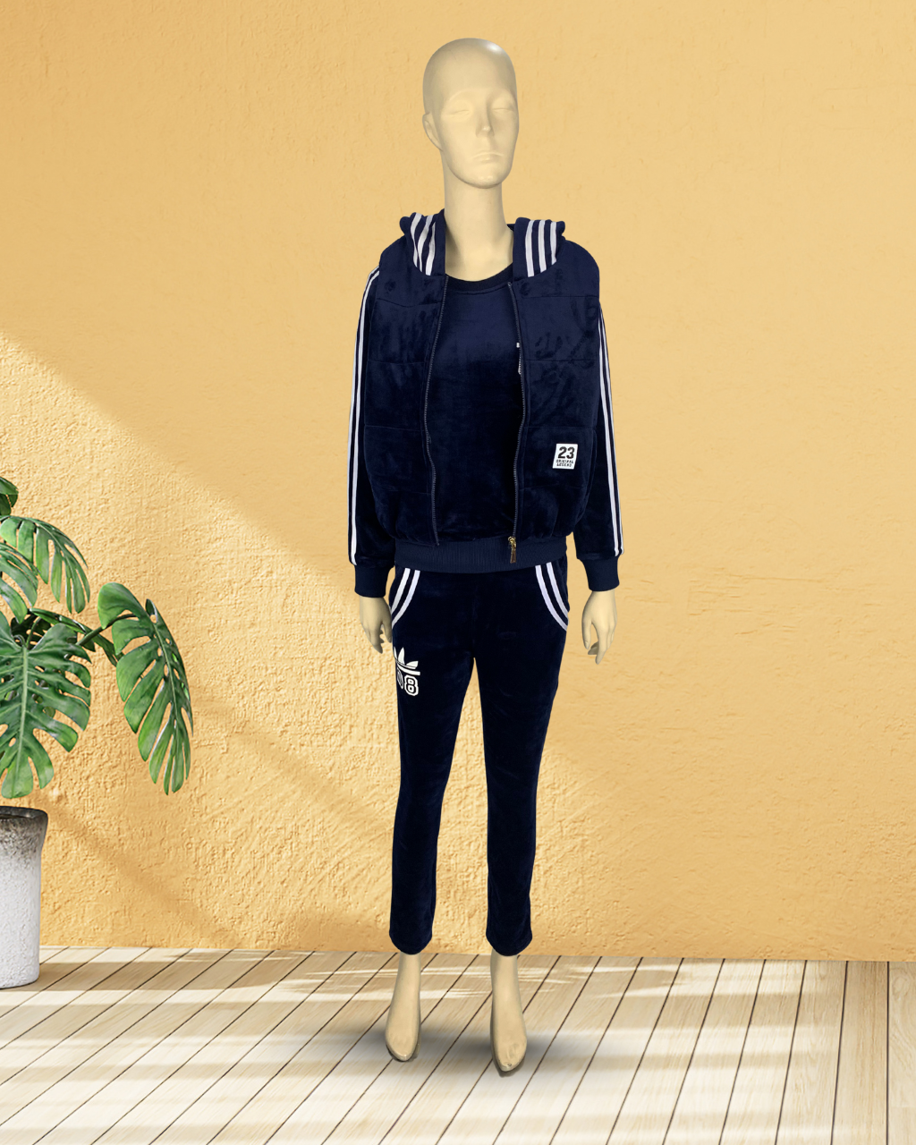 Velvet Tracksuit 3-Piece