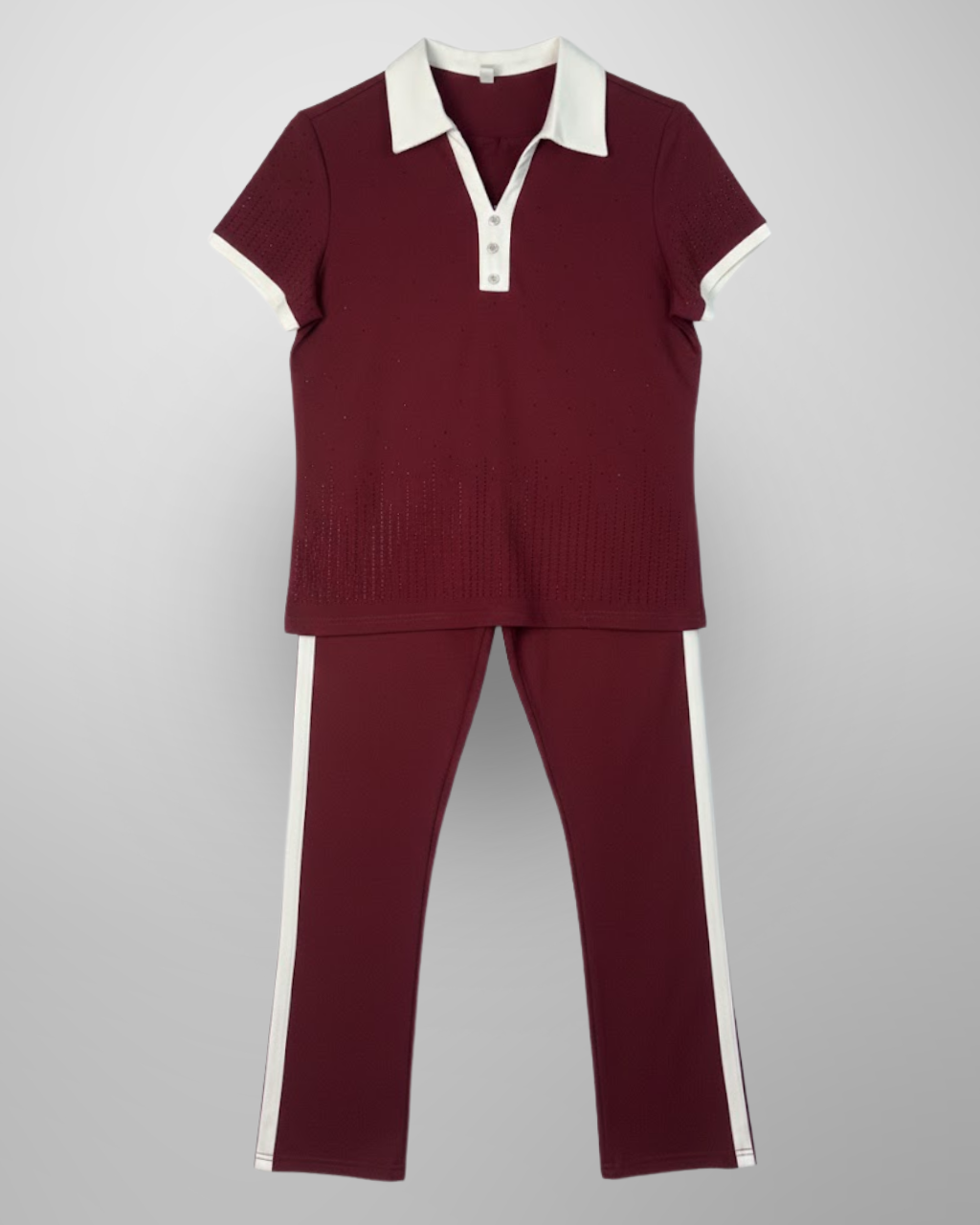 Contrast Collar Tracksuit