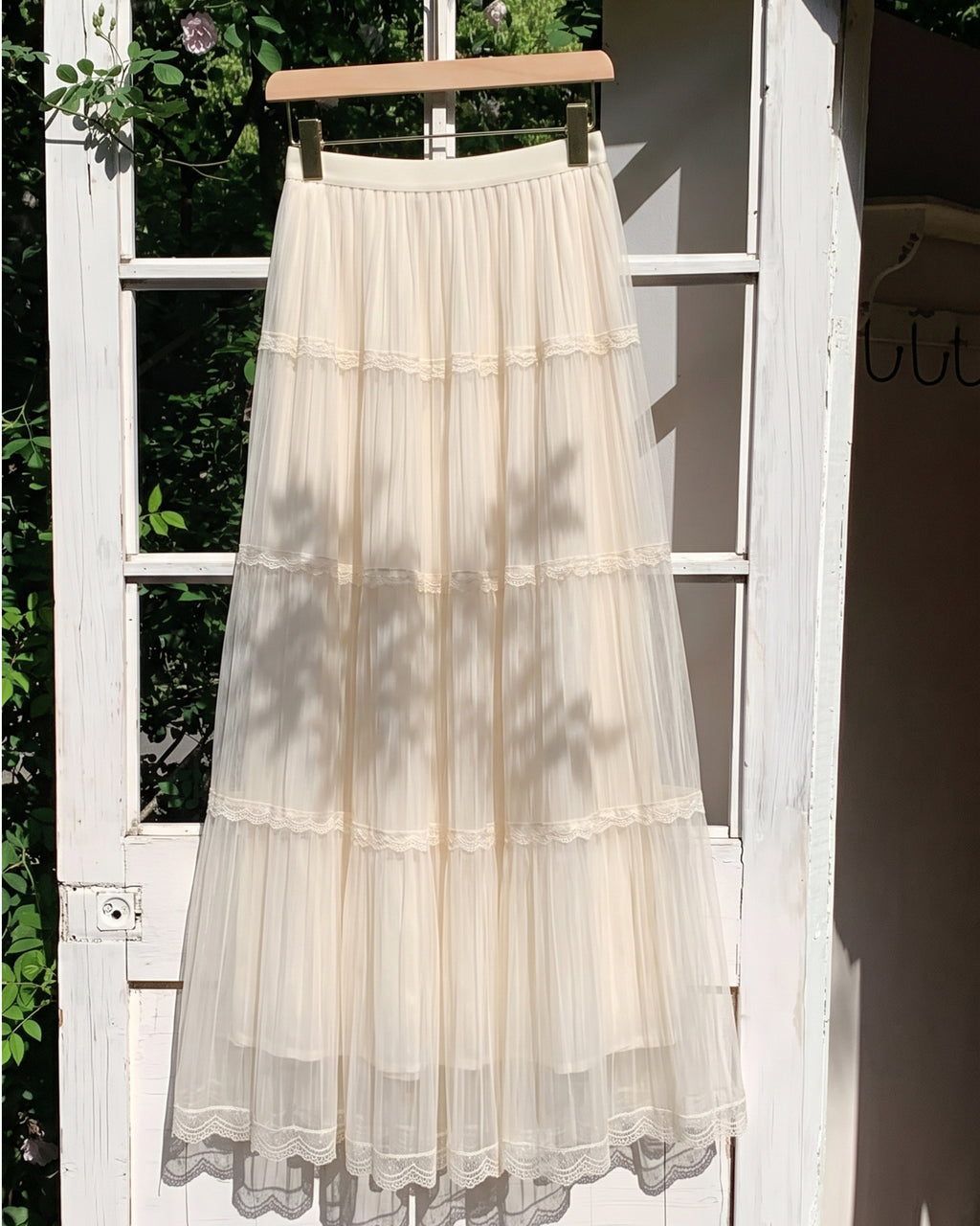 Ethereal Pleated Flare Skirt (2515)
