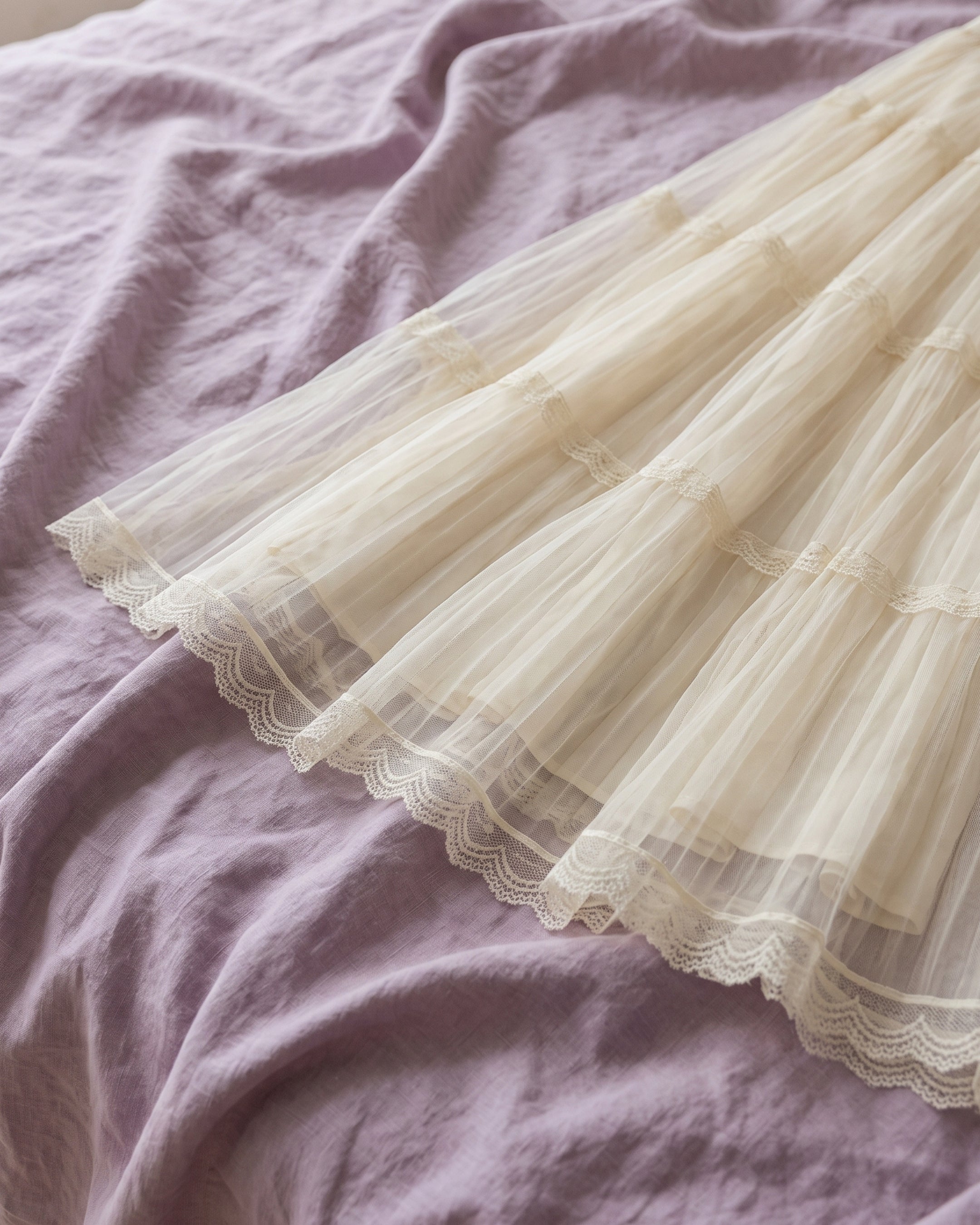 Ethereal Pleated Flare Skirt (2515)