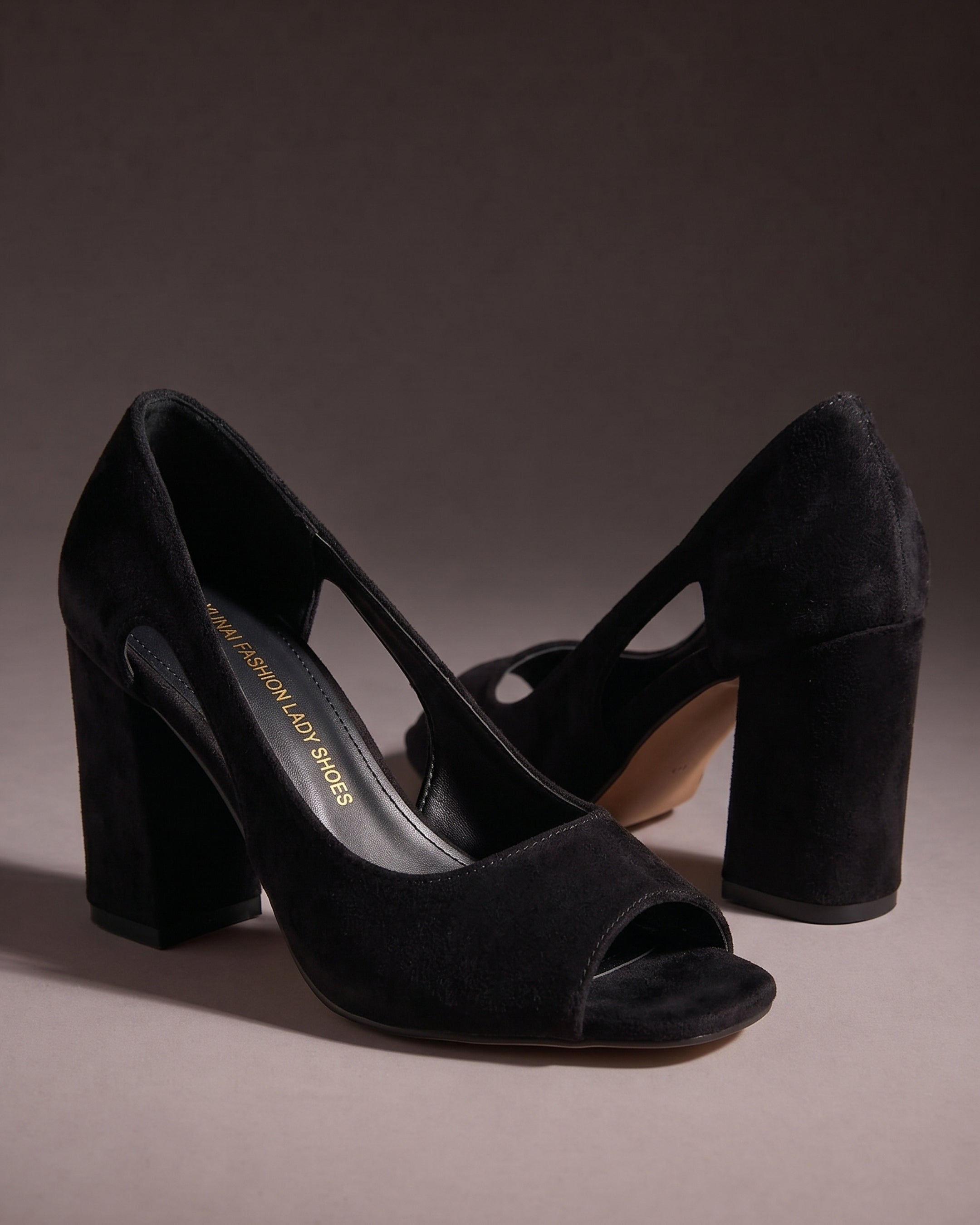 Suede Platform Pump (64-45)