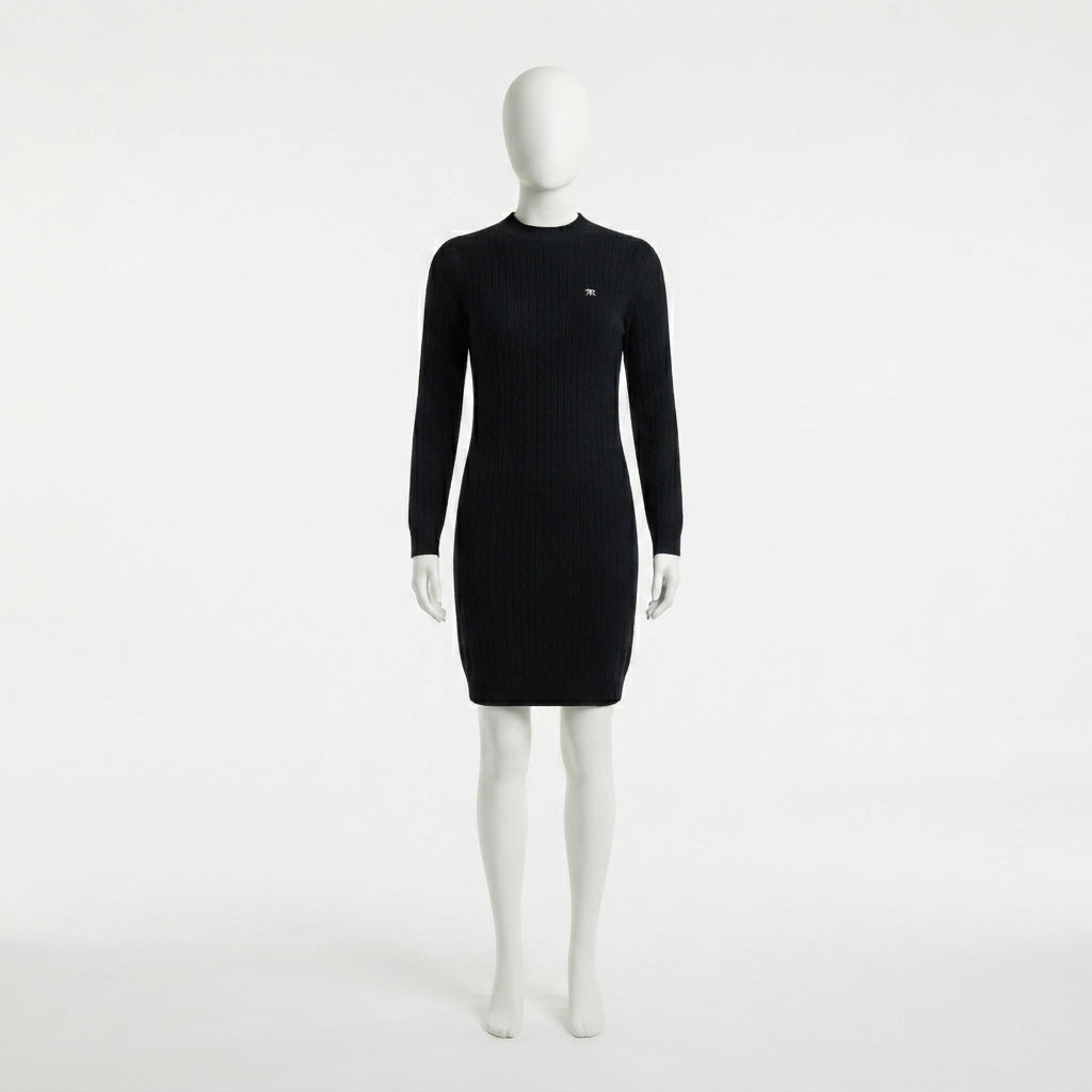 Casual Fitted Rib Dress (BD-02)