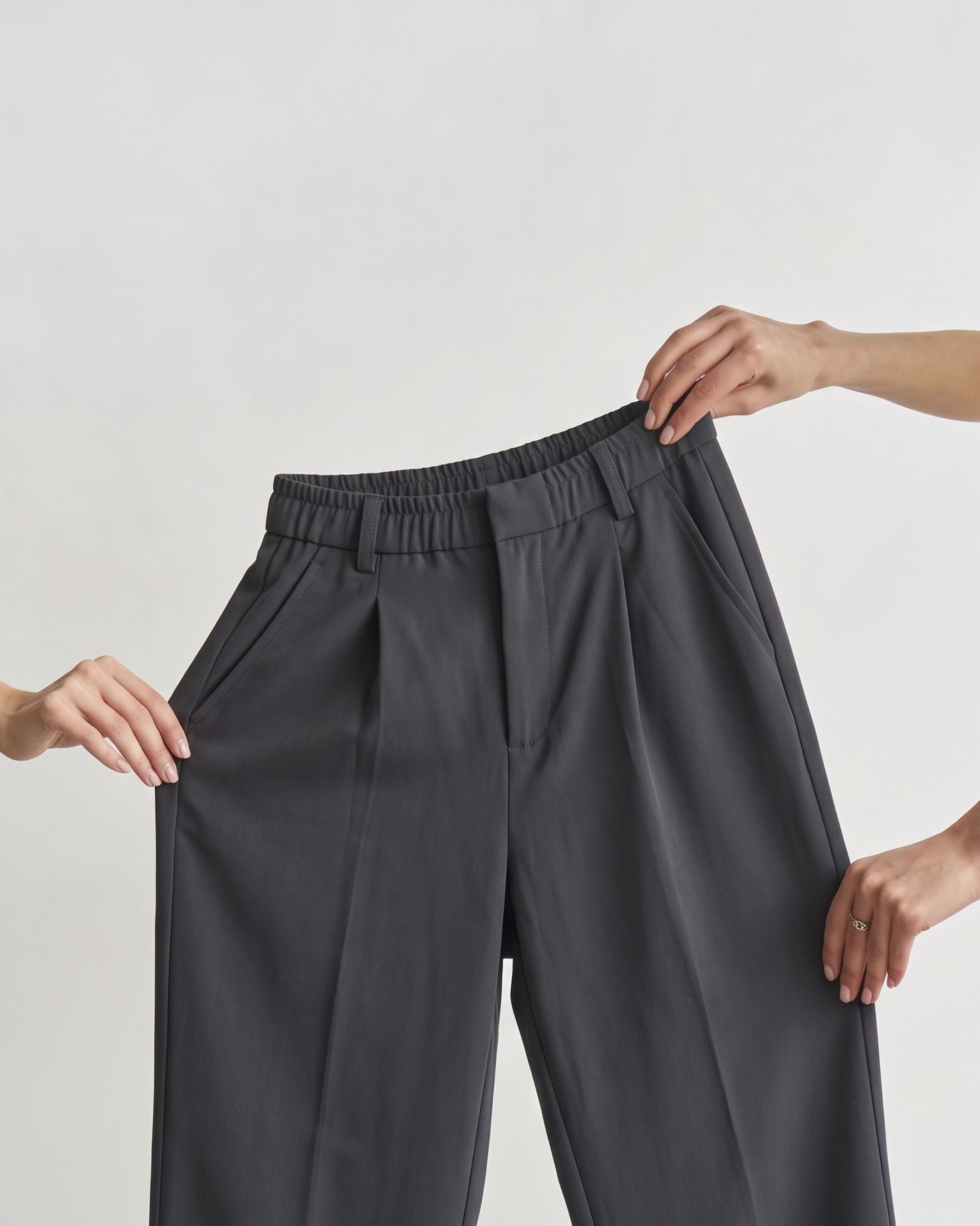 Women's High-Waisted Wide Leg Trousers
