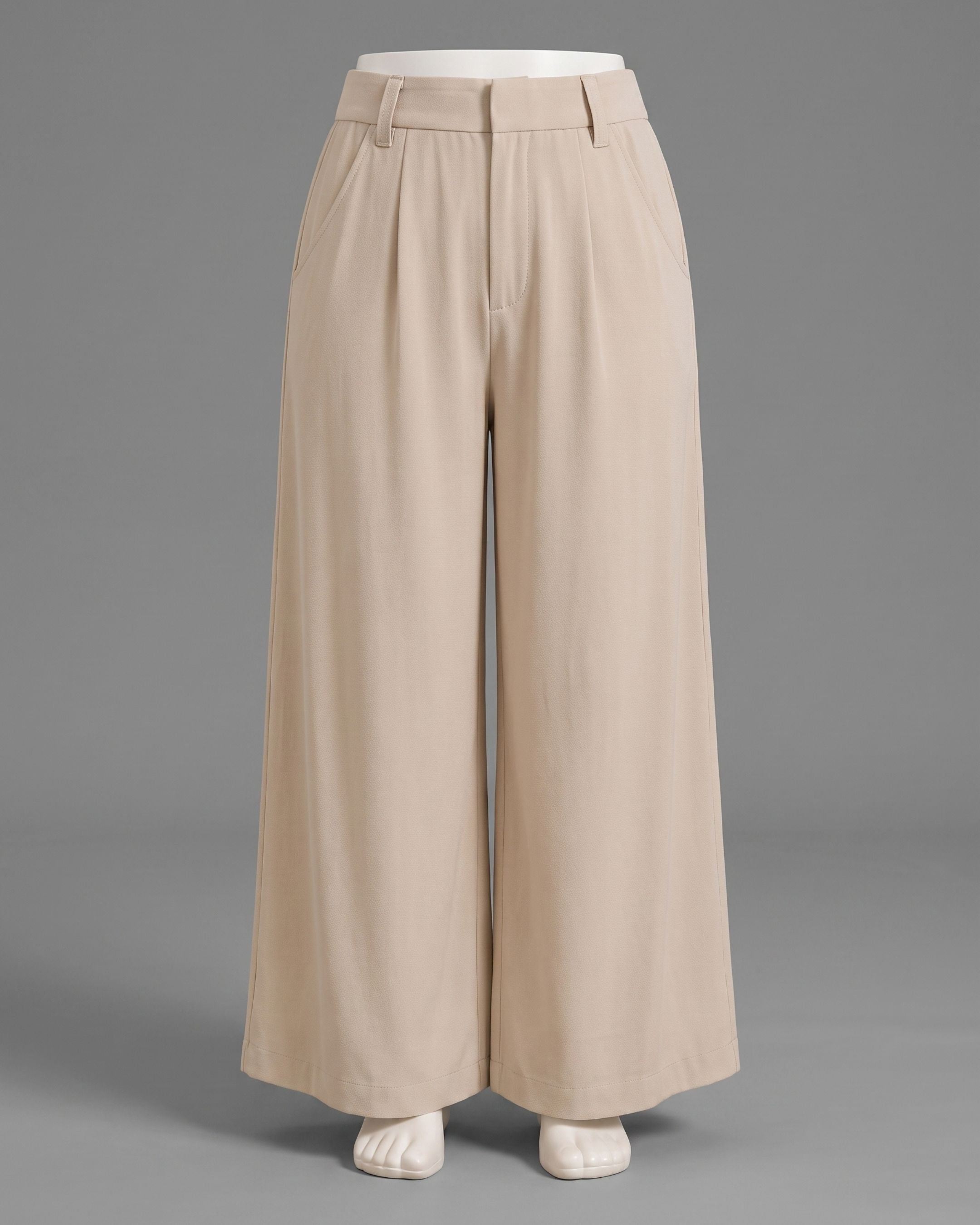 Women's High-Waisted Wide Leg Trousers