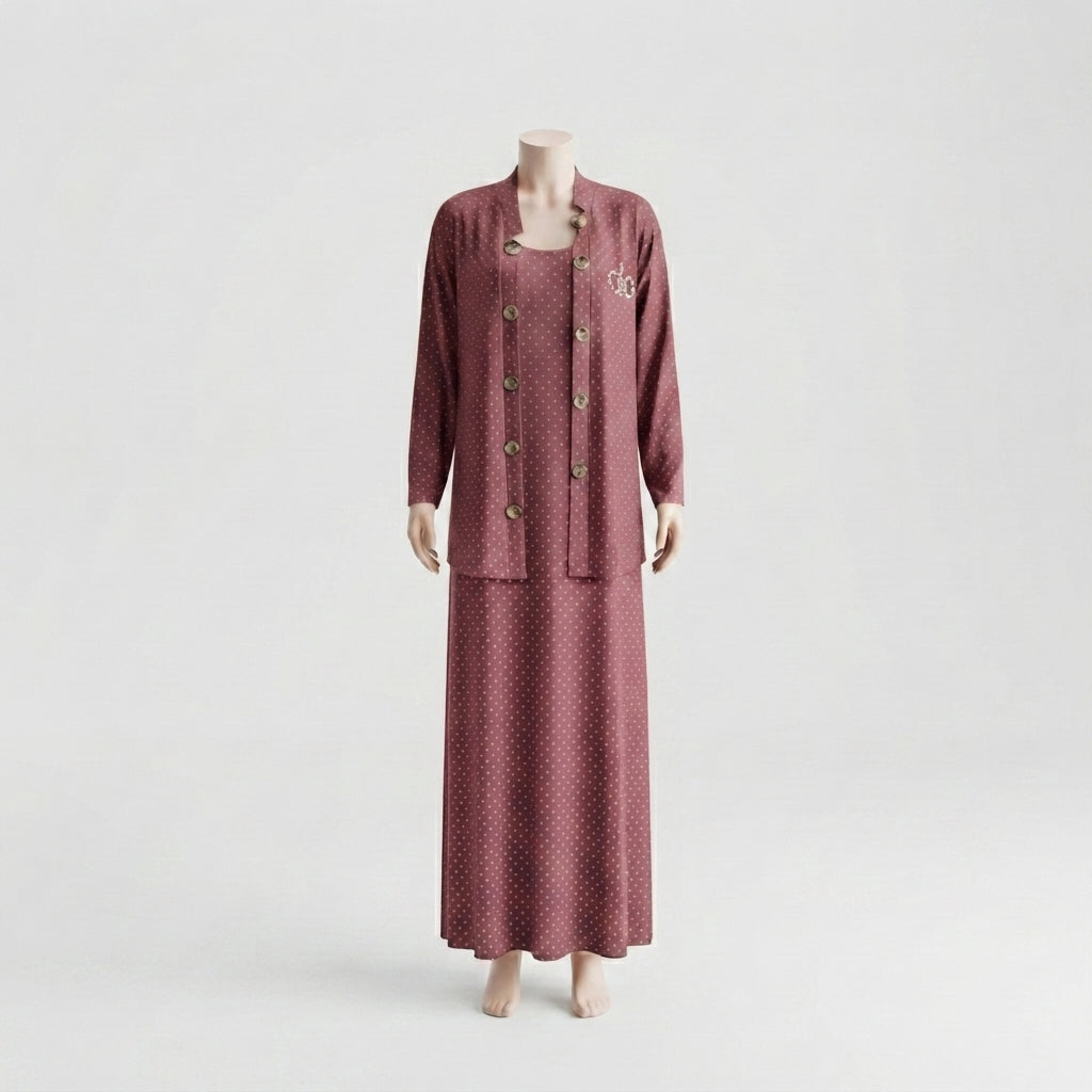 Polka Dot Maxi Set (2050)