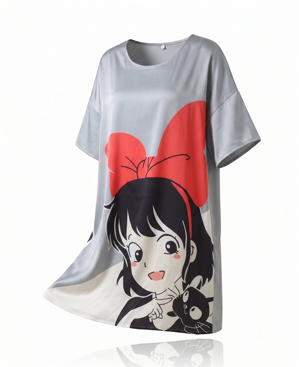 Oversized Cartoon Graphic Nightshirt