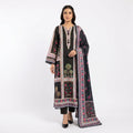 Printed Embroidered Lawn Suit with Dupatta (BZ-28)