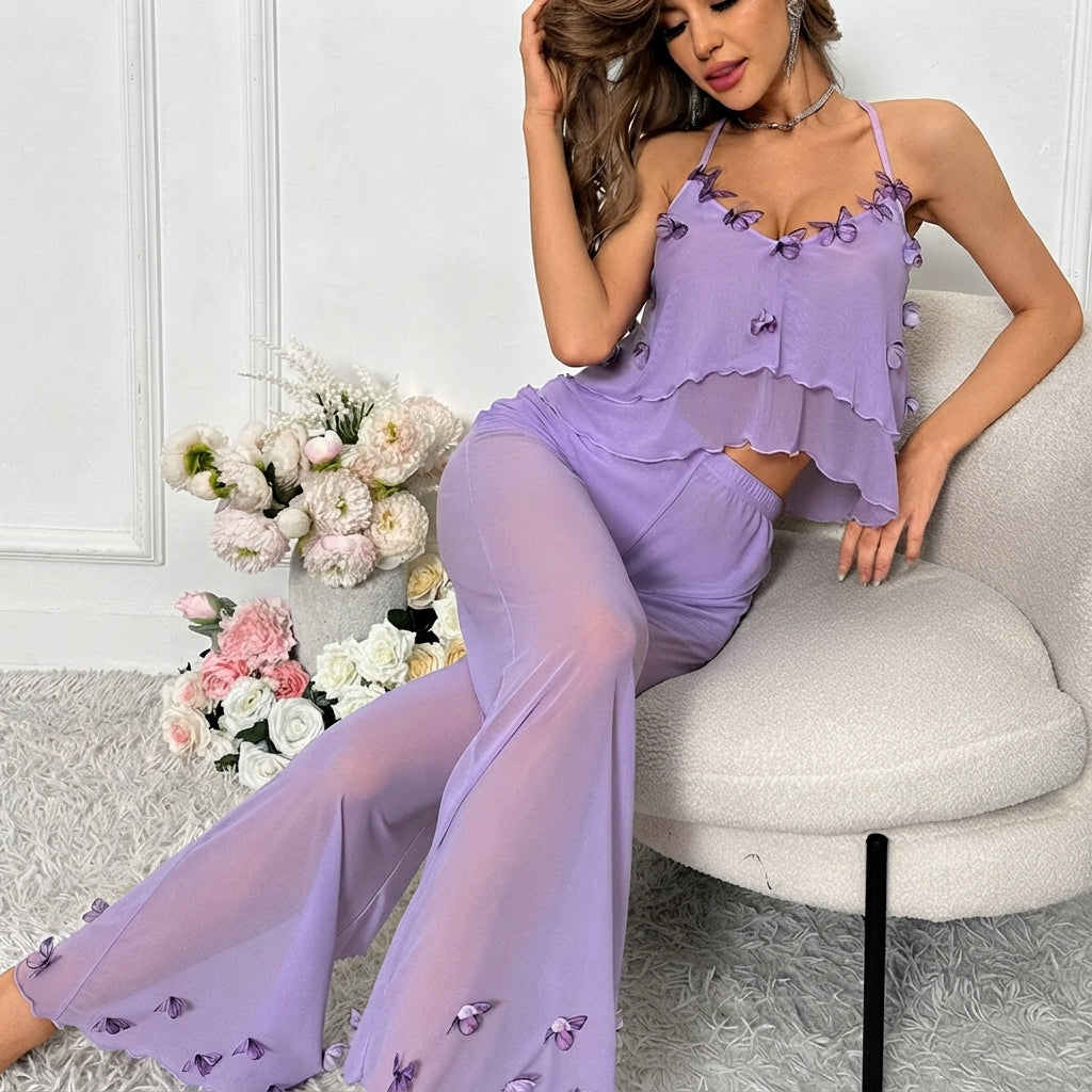 Dreamy Butterfly Accent Nightwear Outfit (MK-40)
