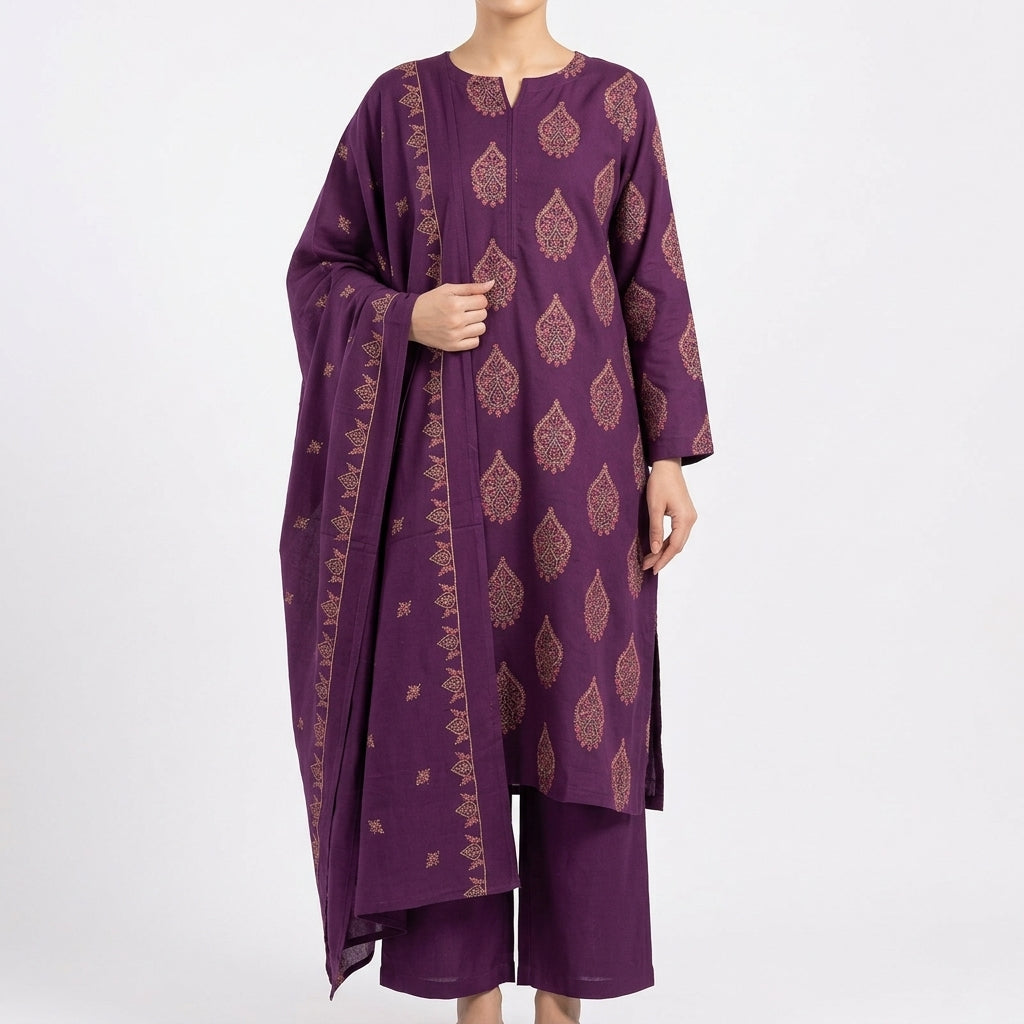 Classic Khaddar Outfit (BM-84)