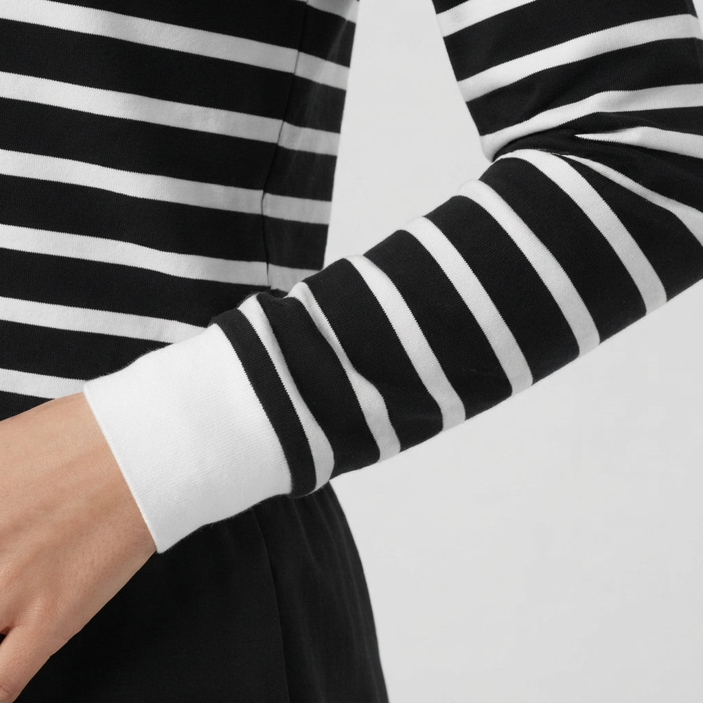 Monochrome Stripe Polo (1527)
