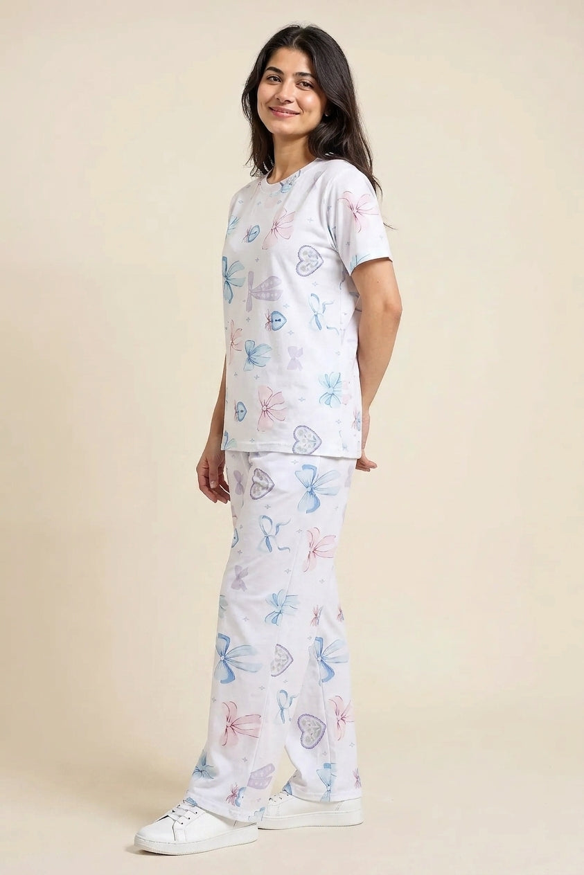 Pastel Bow Nightsuit