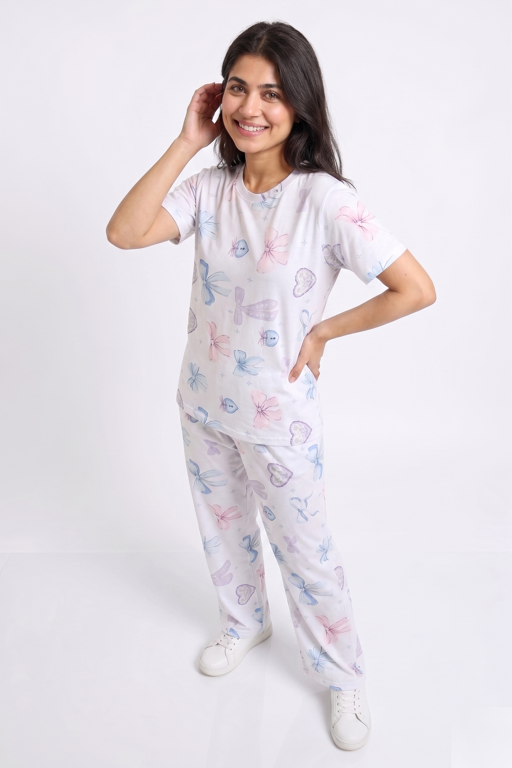 Pastel Bow Nightsuit