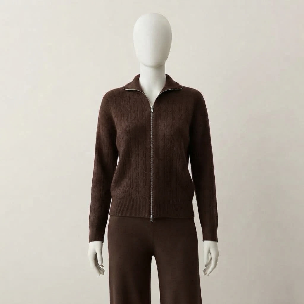 Ethereal Knit Zip Set (VG-1982)