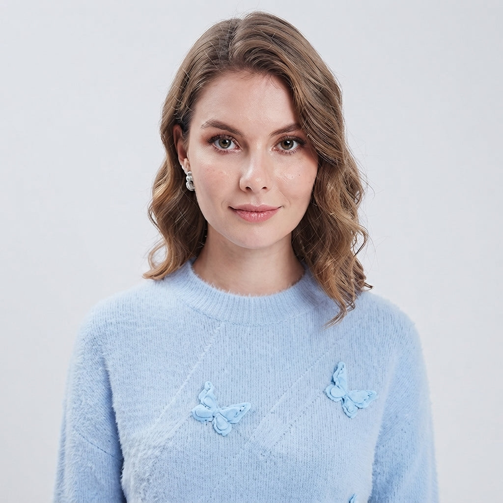 Enchanted Butterfly Knit Top (VG-2229)