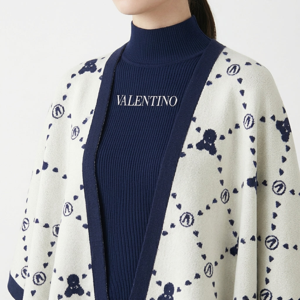 Monogram Poncho Set (VG-2274)