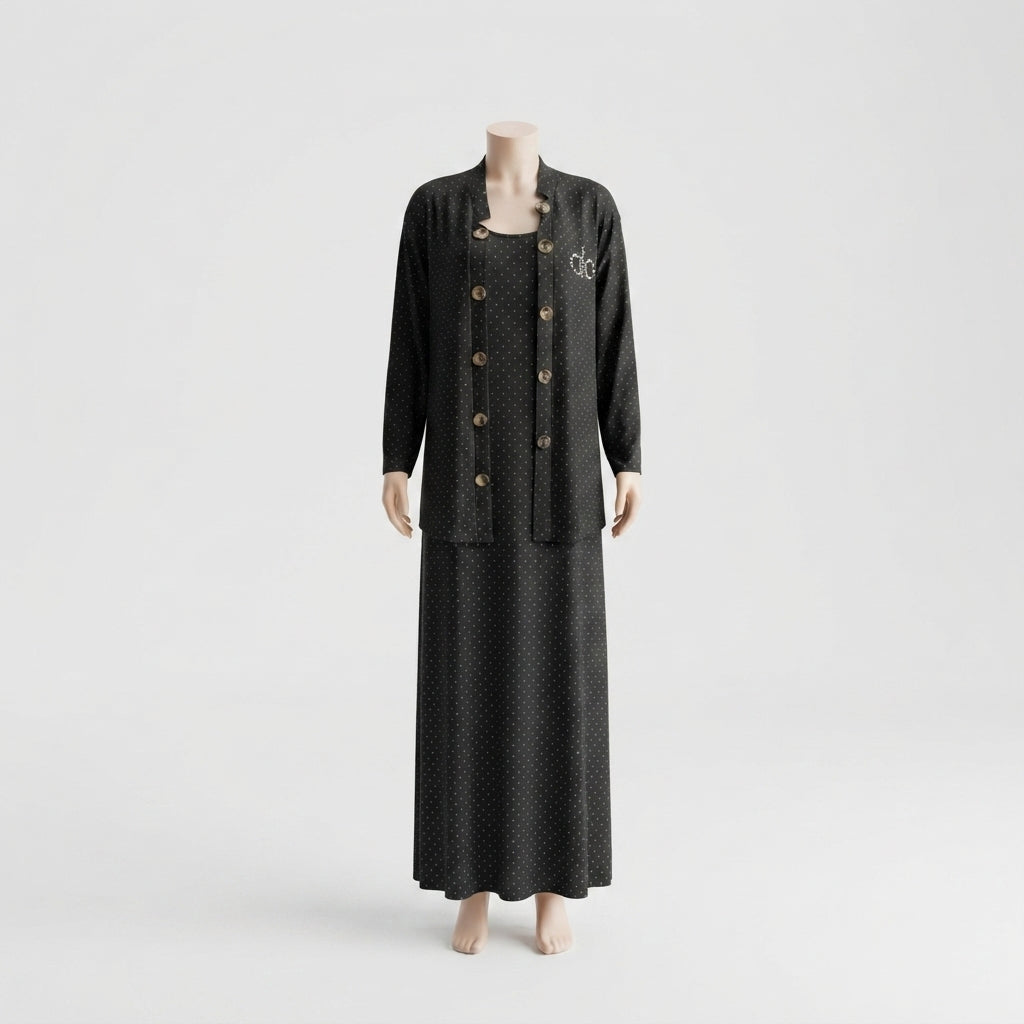 Polka Dot Maxi Set (2050)
