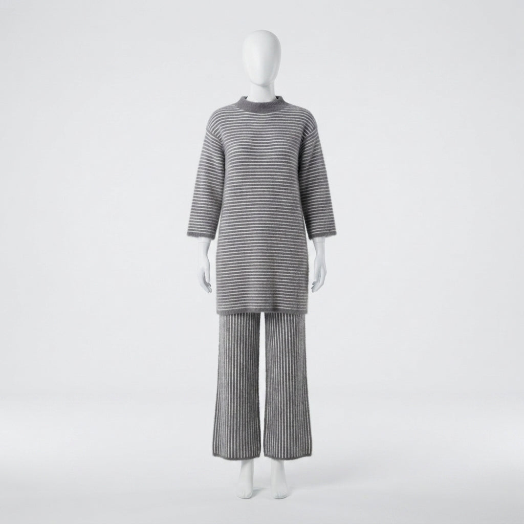 Casual Two-Piece Sweater Set (63781)