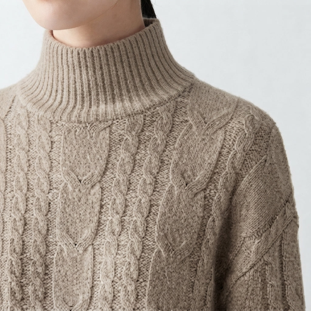 Elegance Cable Pullover (S-170)