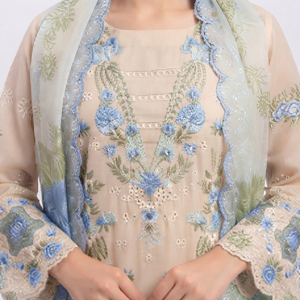 Celestial Scalloped Ensemble (1267)