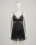 Graceful Strappy Sleepwear with Lace Hem (35239)