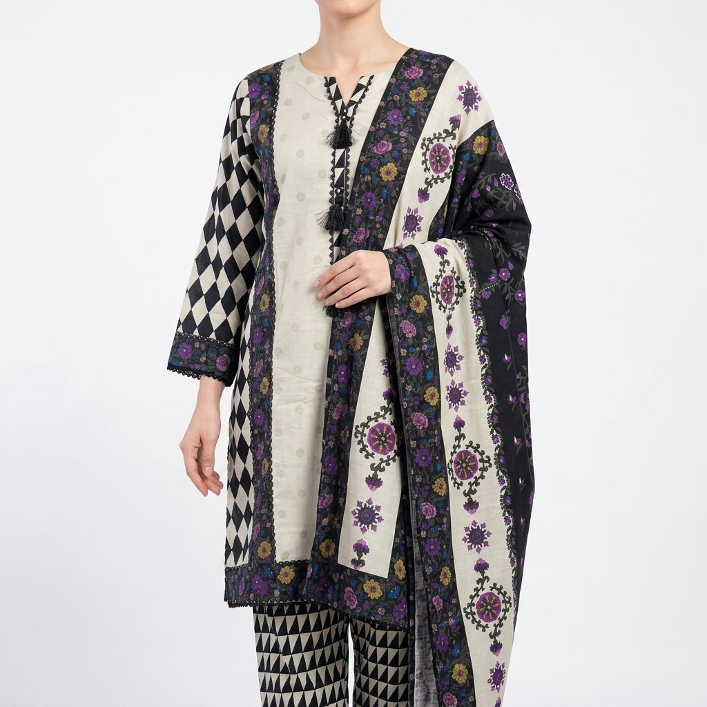 Abstract Motif Suit (ZA34P)