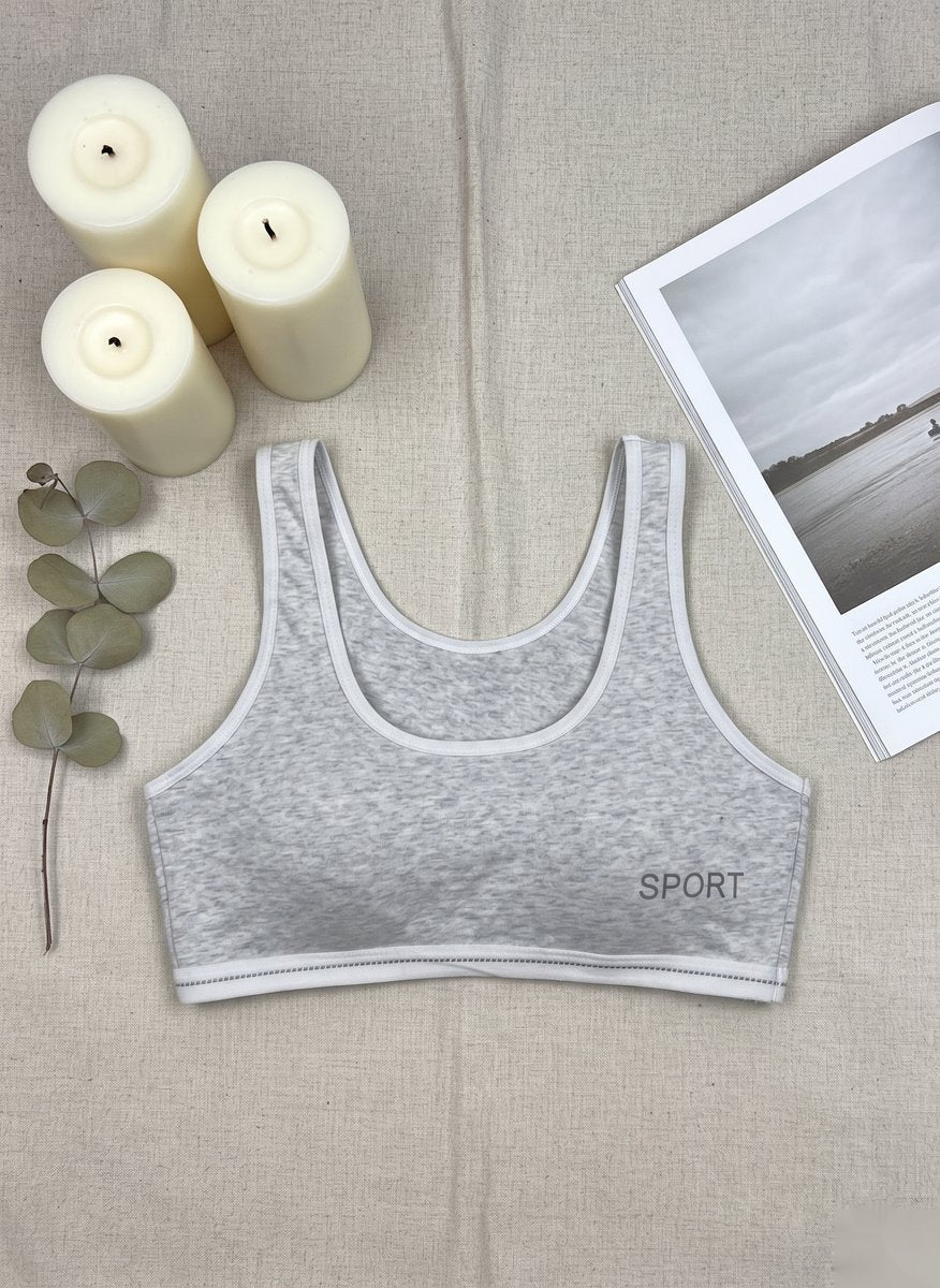 Sport Fit Active Bra - Gray