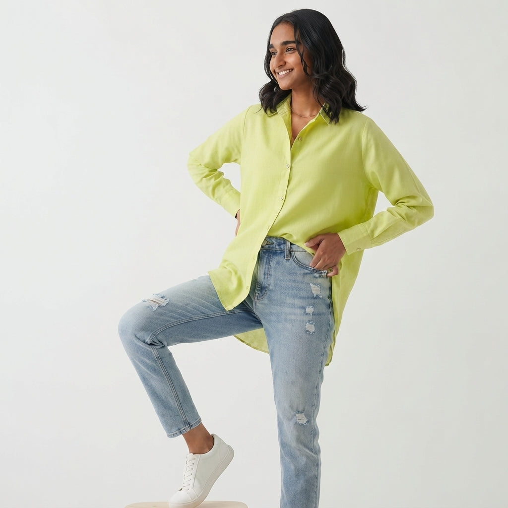 Long-Sleeve Button-Down Shirt