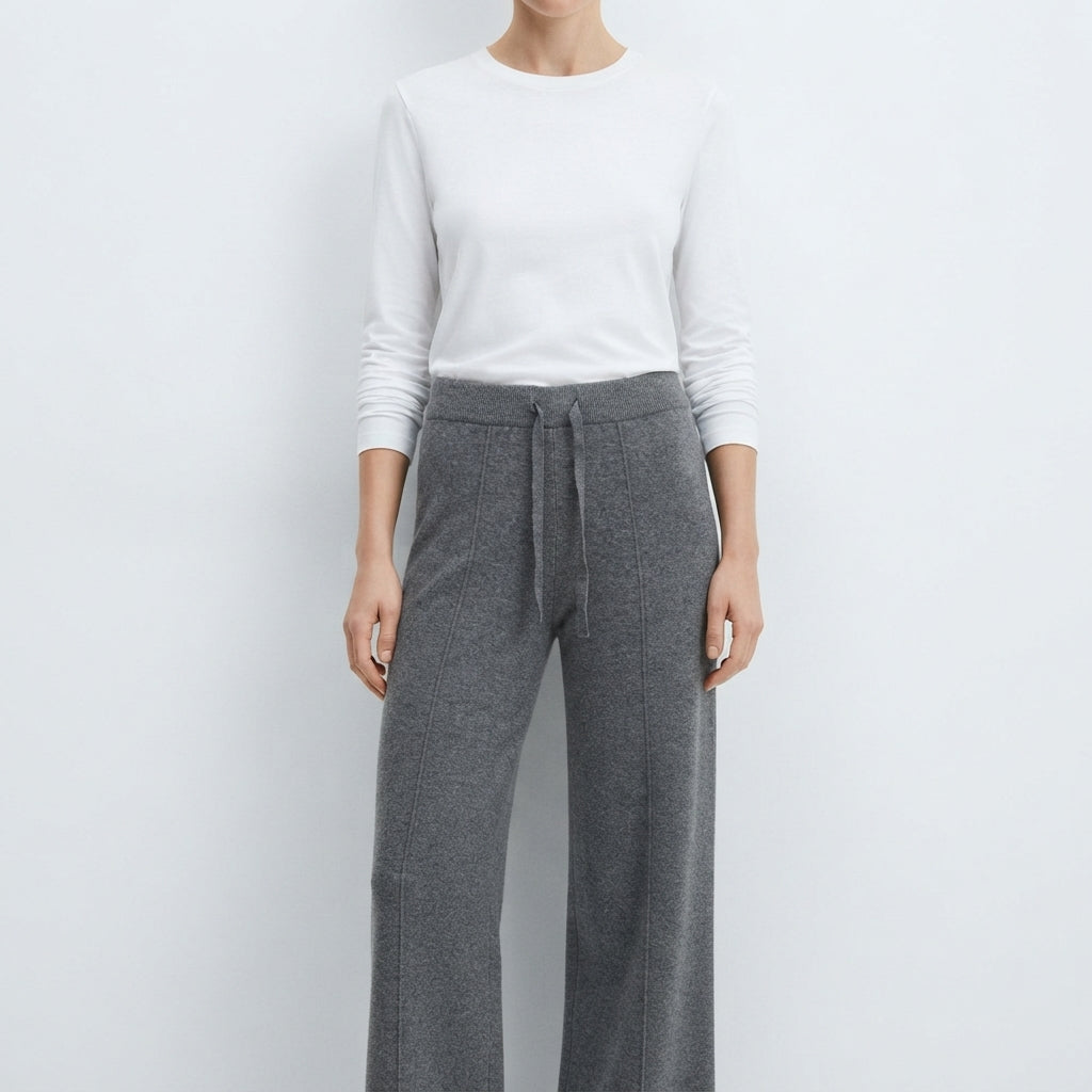 Seamed Knit Trousers (2085)