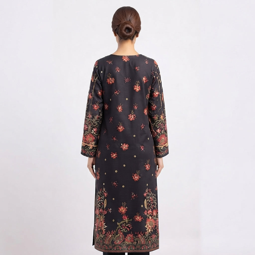 Elegant Floral Accented Ethnic Set (BZ-22)