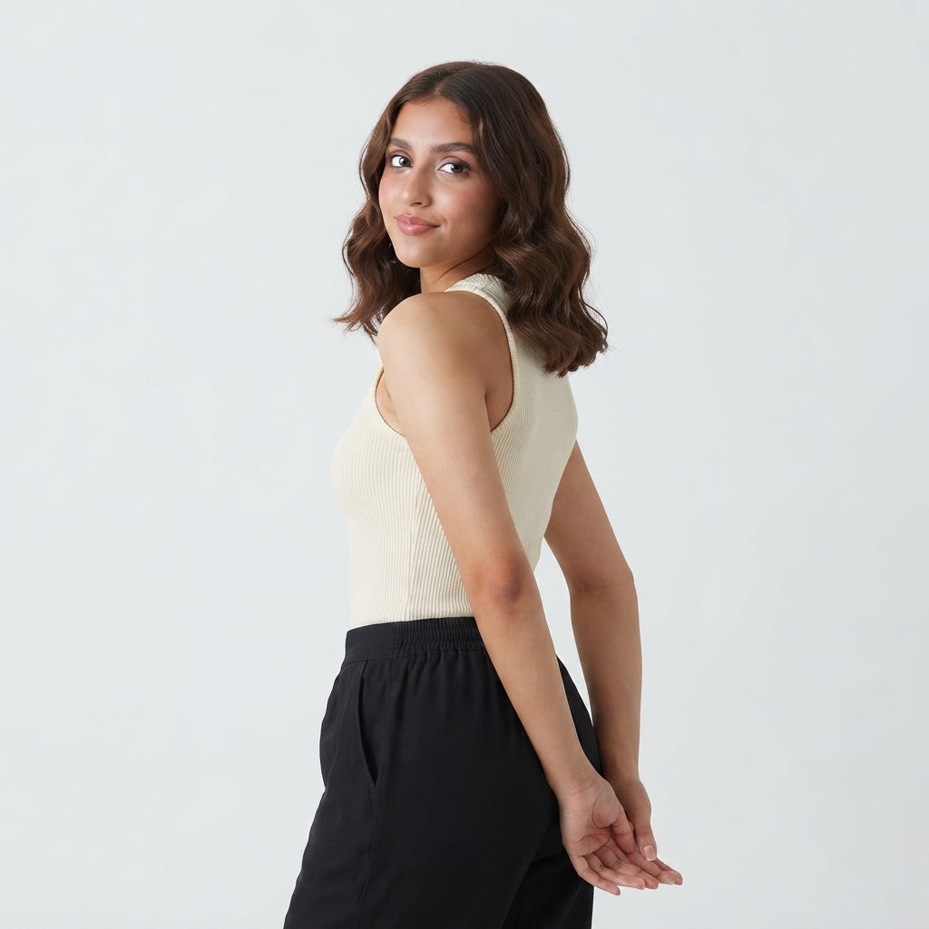 Waist Crinkle Trousers (178)