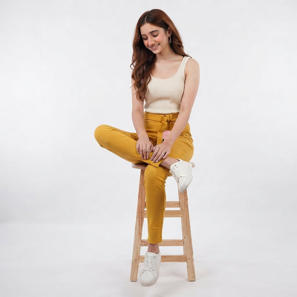 O-Ring Tie Waist Trouser (2808)
