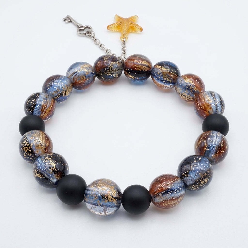 Galactic Key & Star Charm (012)