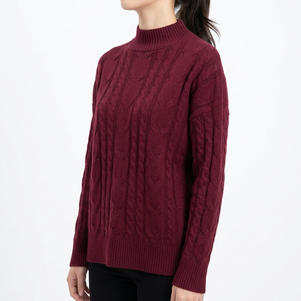 Elegance Cable Pullover (S-170)