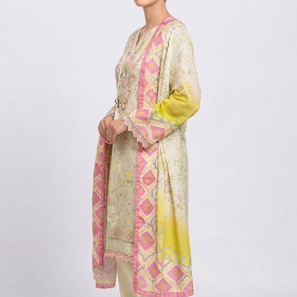 Vibrant Pastel Motif Affair (1371)