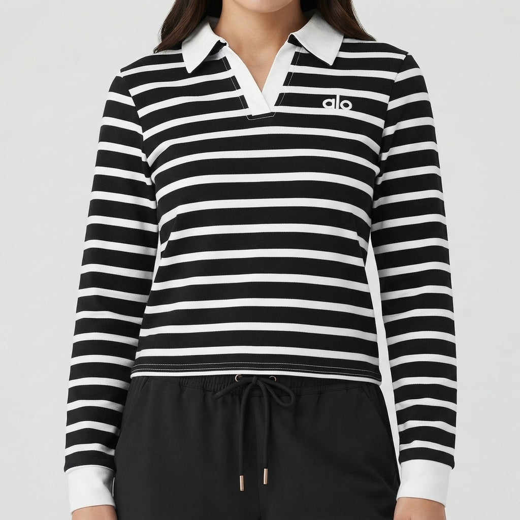 Monochrome Stripe Polo (1527)