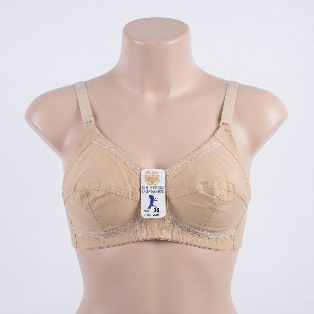 Lace-Trim Support Bra (ART2207)