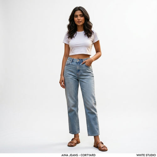 Vintage Straight Fit Jeans