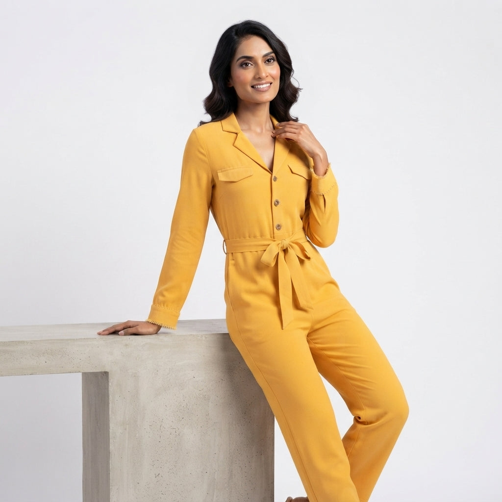 Sleek Utility Jumpsuit