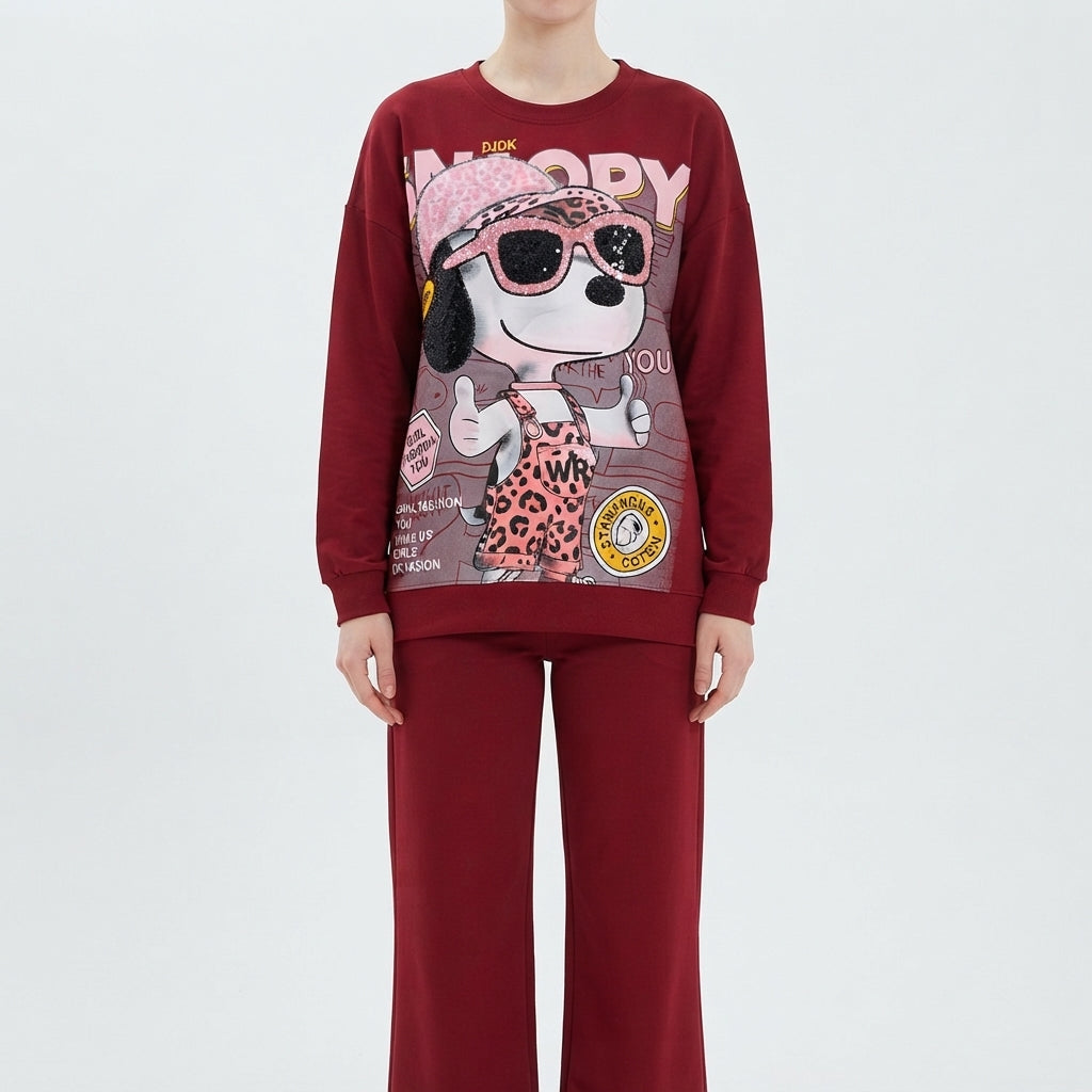 Funky Sweatshirt Ensemble (7168-1)