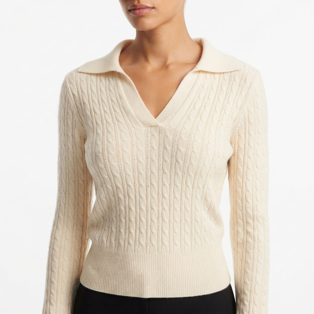 Whispering Contrast Top (S-158)